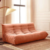 DUTRIEUX Modern Velvet Corner Sofa - DECOR MODISH Faded Orange DECOR MODISH Faded Orange