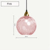 Nordic Modish Minimalist Glass Pendant Lights - DECOR MODISH Pink DECOR MODISH Pink