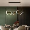 Nordic Luxury Pendant Lights Gold 4/5 Rings For Dining Table Dining Room Villa Pendant Lamps Simplicity Indoor Home Decorative - DECOR MODISH