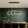 Nordic Luxury Pendant Lights Gold 4/5 Rings For Dining Table Dining Room Villa Pendant Lamps Simplicity Indoor Home Decorative - DECOR MODISH