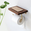 Nordic Luxury Wooden Tissue Paper Holder Metal/Wood - DECOR MODISH