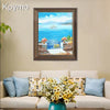 Manufacturers wholesale frameless 40 50DIY Digital oil painting character landscape living room modern decorative painting can be customized - DECOR MODISH