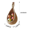 Hand-Woven Eco-Friendly teardrop hanging Storage Baskets - DECOR MODISH XL DECOR MODISH XL