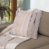Handcrafted Soft Shaggy Cotton Accent Throw Pillow Doba